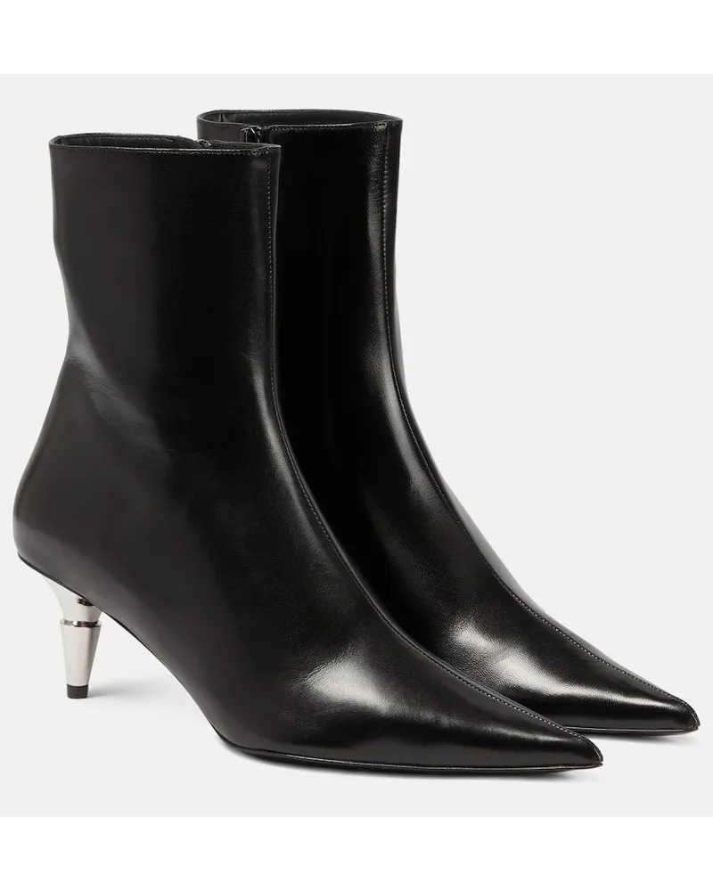 Proenza Schouler Ankle Boots Spike aus Leder Schwarz