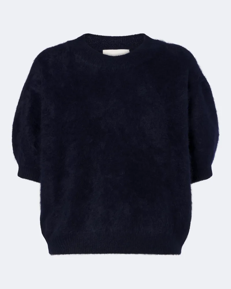 Lisa Yang Pullover Juniper aus Kaschmir Blau