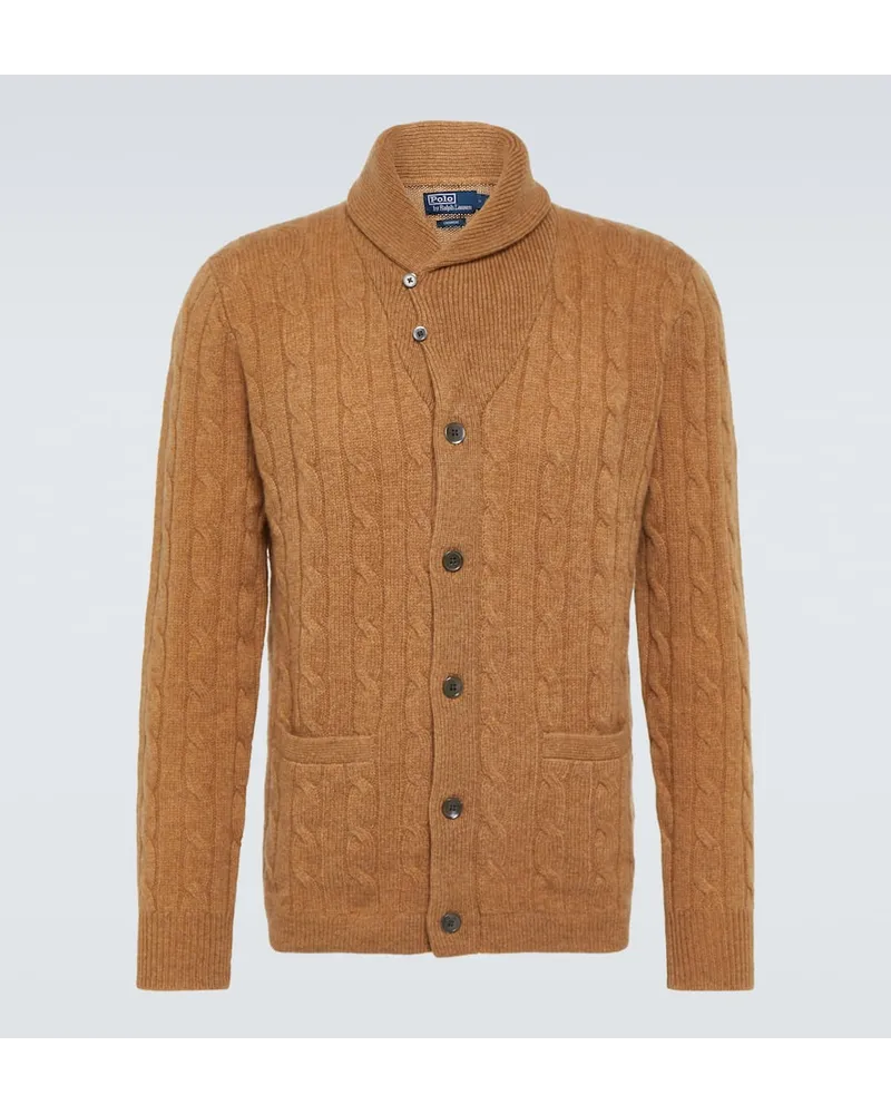 Ralph Lauren Cardigan aus Kaschmir Braun