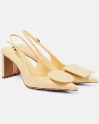 Jacquemus Slingback-Pumps Les Slingbacks Duelo Hautes Weiss