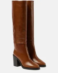 Paris Texas Stiefel Ophelia aus Leder Braun