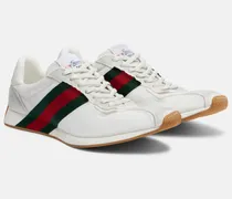 Sneakers Gucci Tempo aus Mesh mit Veloursleder