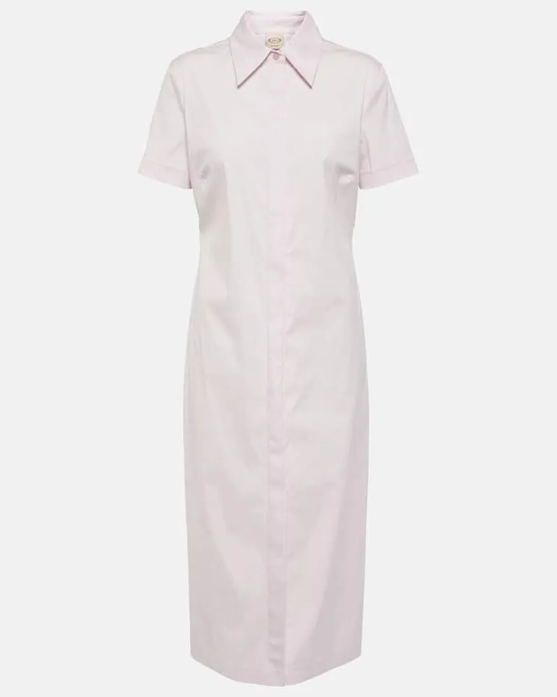 TOD'S Hemdblusenkleid Rosa