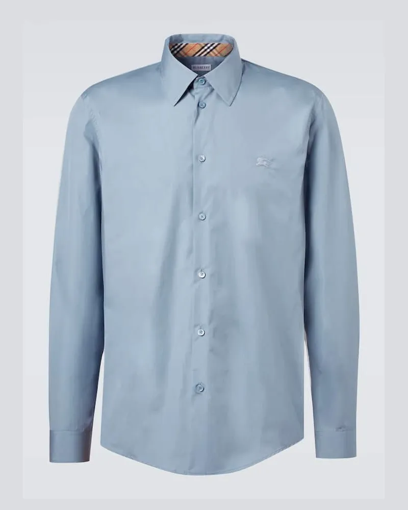 Burberry Hemd aus Baumwolle Blau