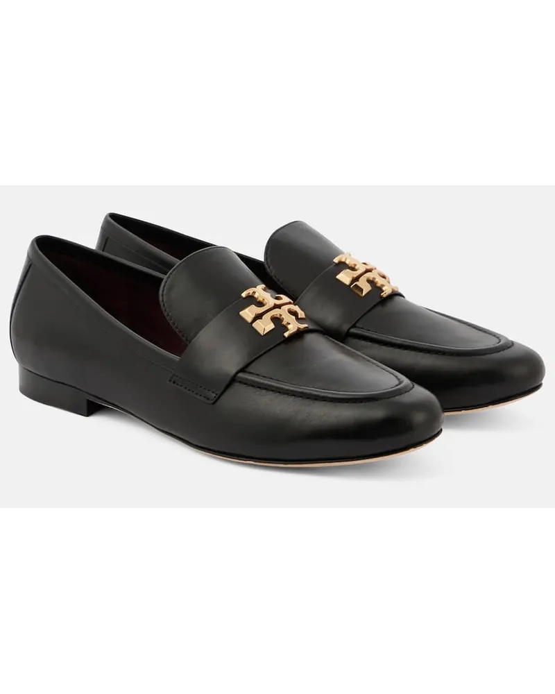 Tory Burch Loafers Eleanor aus Leder Schwarz