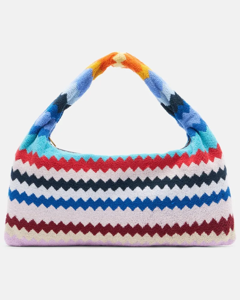 Missoni Henkeltasche aus Frottee Multicolor