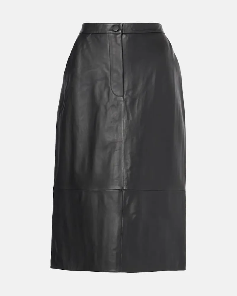 Yves Salomon Midirock aus Leder Schwarz