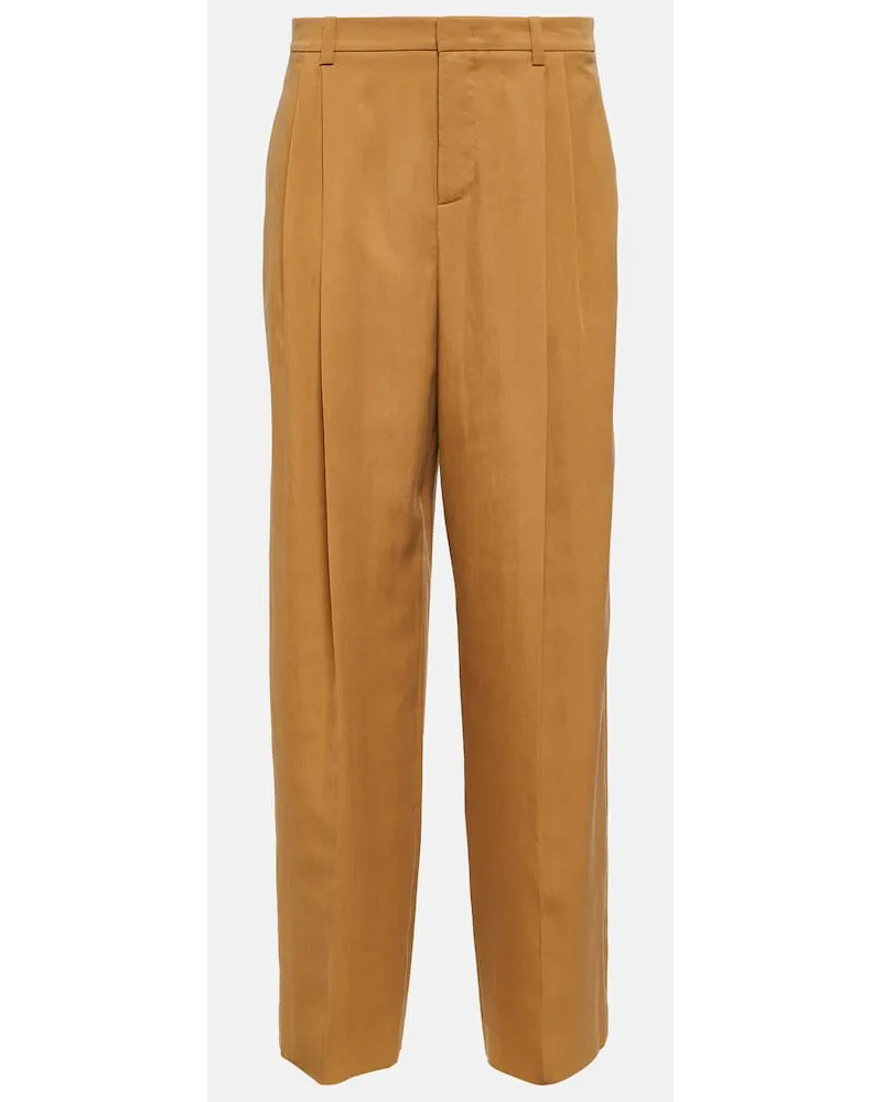 Vince Weite High-Rise-Hose Orange