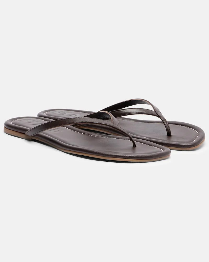 STAUD Sandalen Freja aus Leder Braun