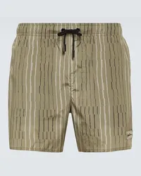 Giorgio Armani Badeshorts Gruen