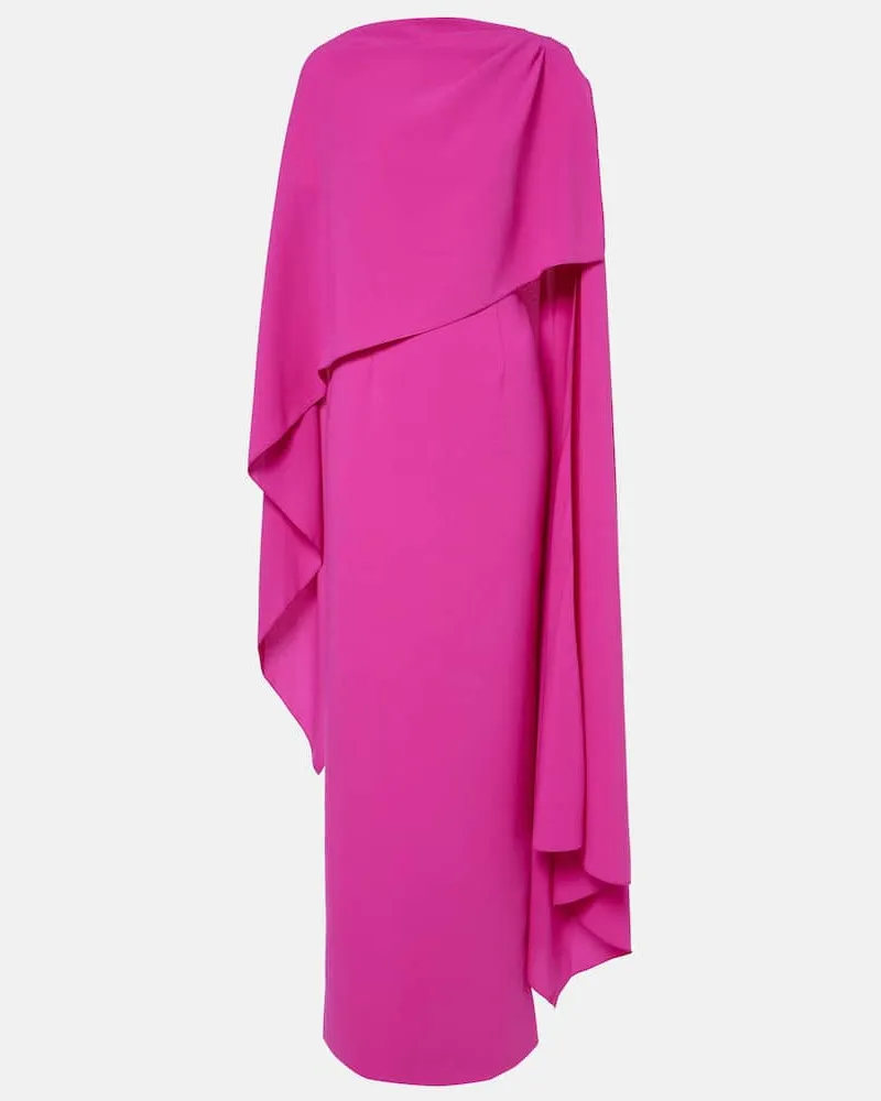 Roksanda Ilincic Robe Demetria aus Crêpe Rosa