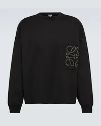 Loewe Sweatshirt Anagram Schwarz