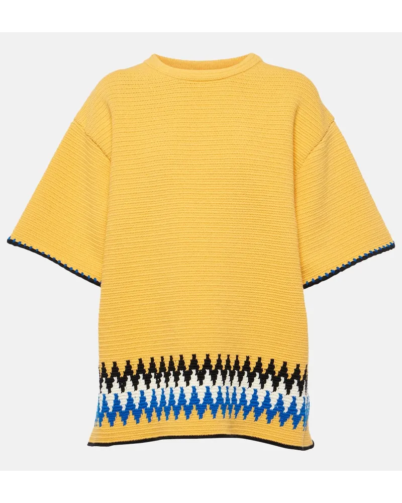 Jil Sander T-Shirt aus Baumwolle Schwarz