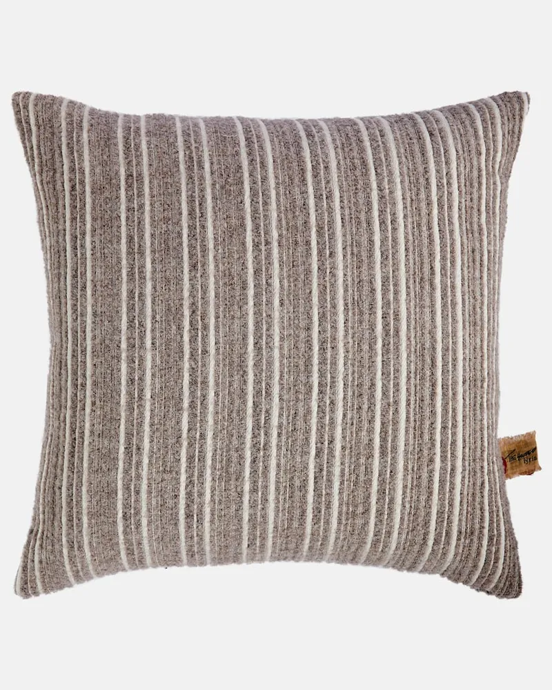 The House of Lyria Kissen Gurghi aus Wolle und Baumwolle Beige