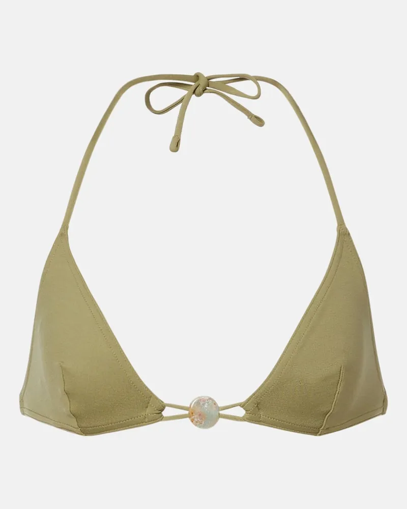 Eres Verziertes Bikini-Oberteil Alva Grün