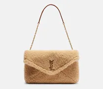 Schultertasche Cassandre Envelope aus Shearling