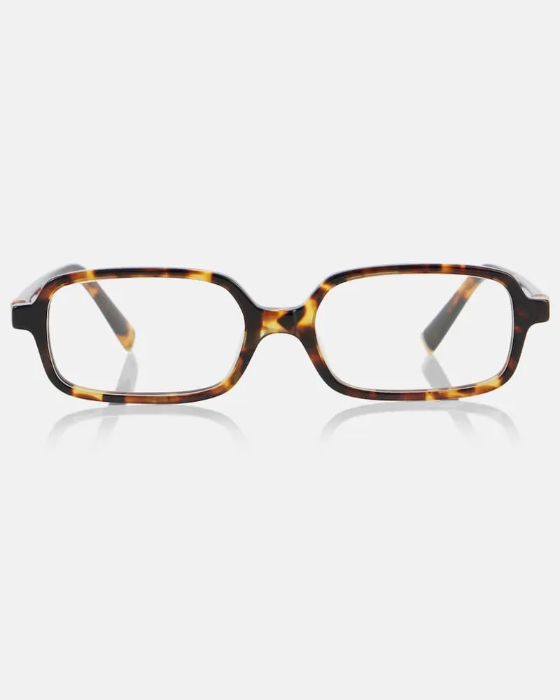 Miu Miu Eckige Brille Braun