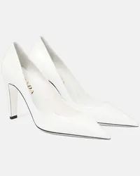 Prada Pumps aus Leder Weiss