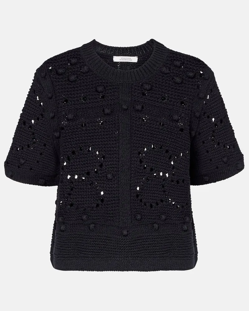 Dorothee Schumacher Top Bohemian Mood aus einem Baumwollgemisch Schwarz