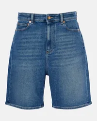 Valentino Garavani Bermuda-Shorts aus Denim Blau