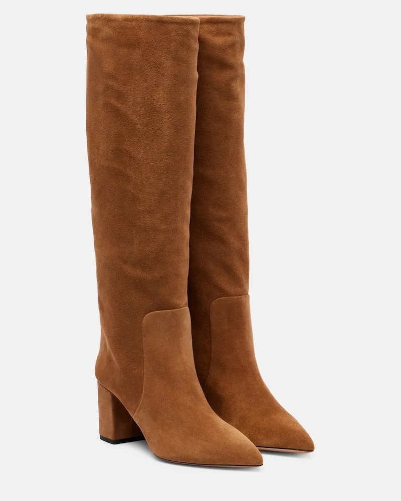 Paris Texas Stiefel Anja 70 aus Leder Braun