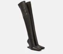 Overknee-Stiefel Cantilever aus Leder