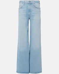 Citizens of humanity Mid-Rise Wide-Leg Jeans Loli Blau