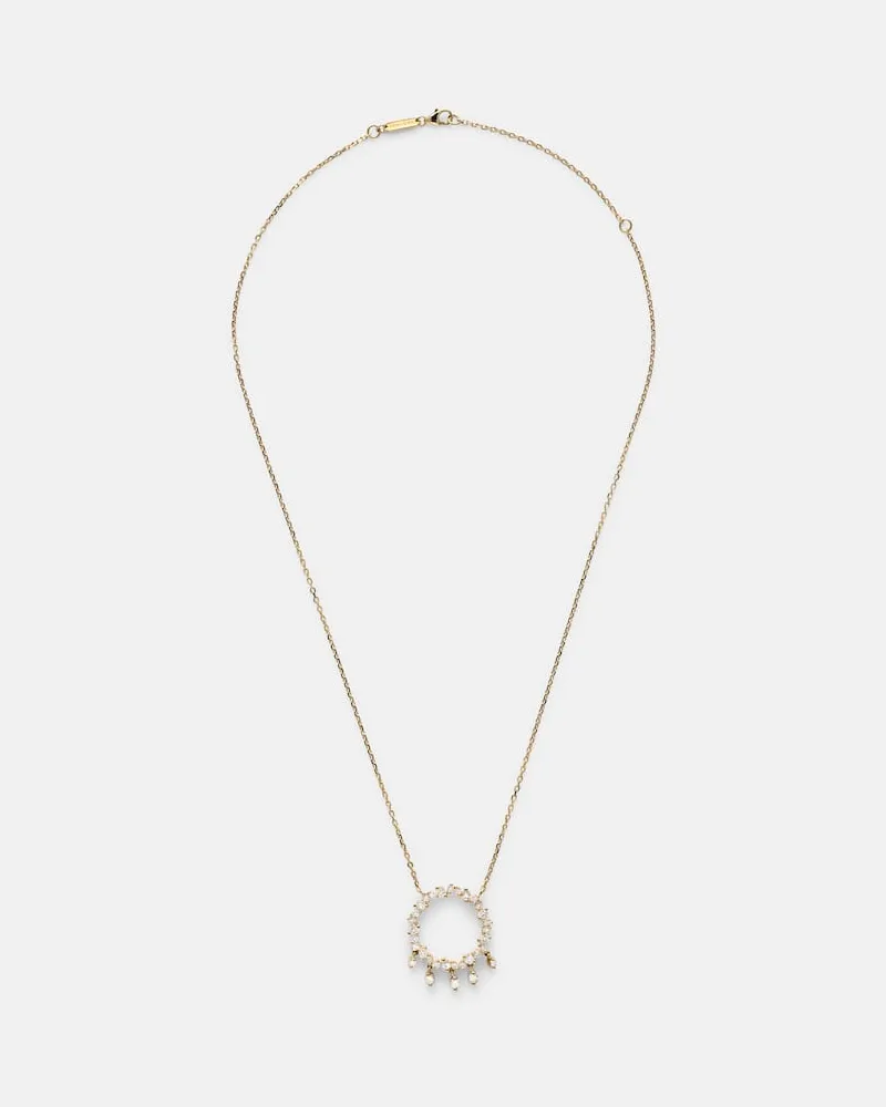 Suzanne Kalan Halskette aus 18kt Gelbgold mit Diamanten Gold