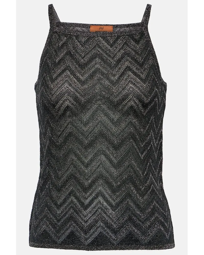 Missoni Top aus Häkelstrick Multicolor