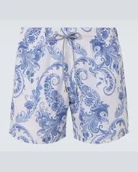 Etro Badeshorts Blau