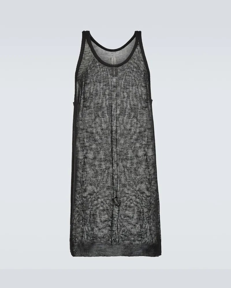 Rick Owens Top Maglia Aus Schurwolle Schwarz