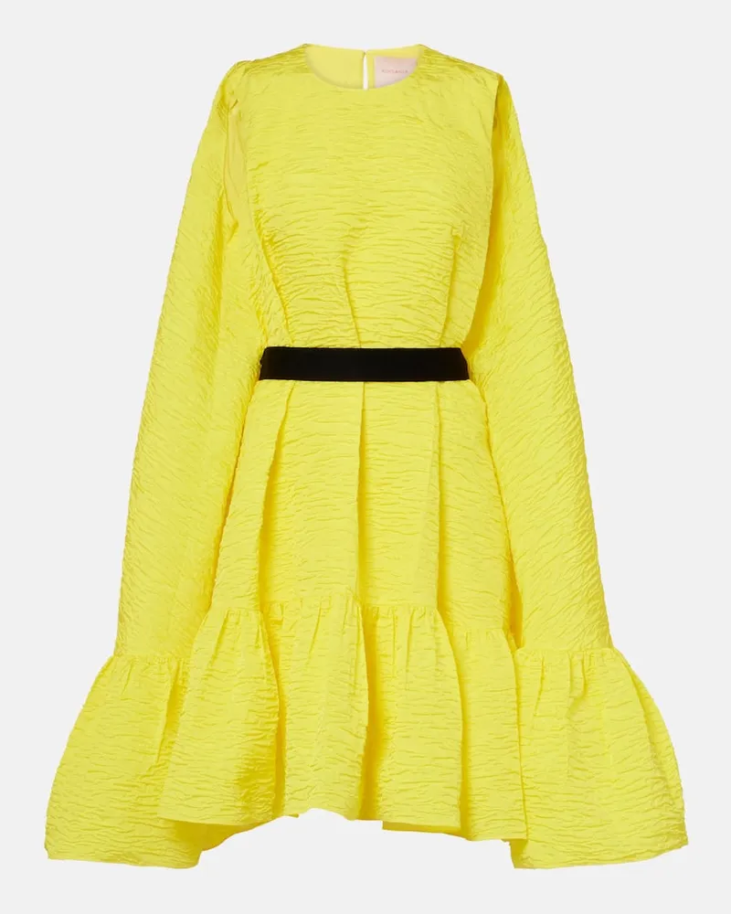 Roksanda Ilincic Minikleid Elia aus Cloqué Gelb