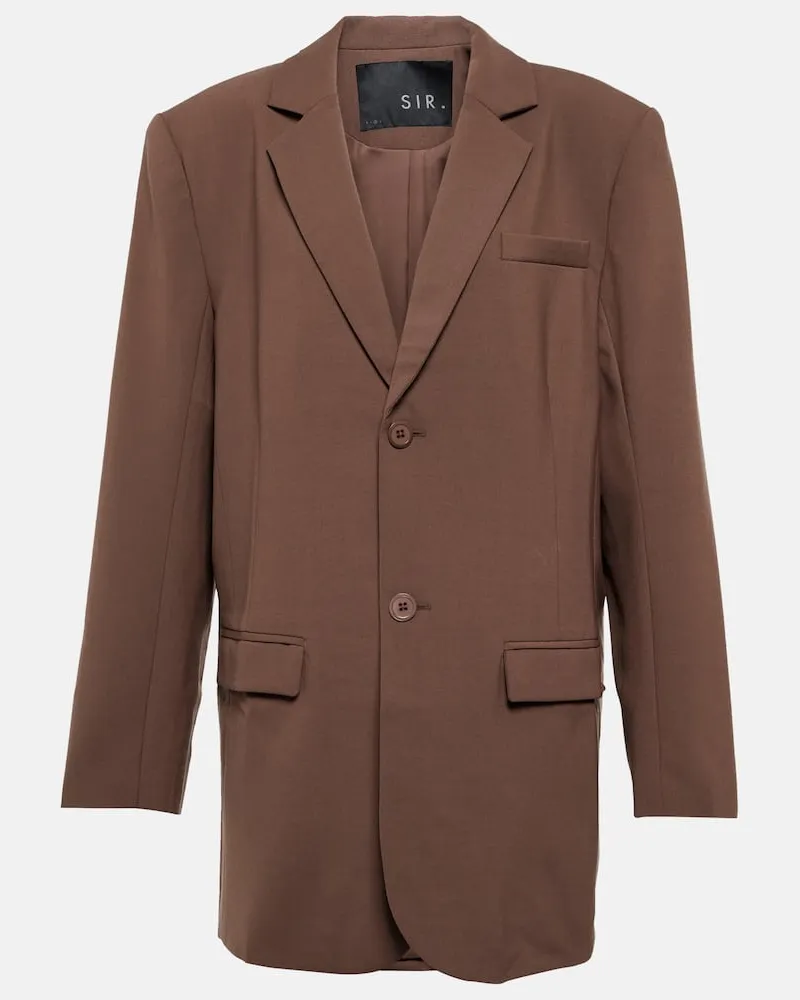 SIR Blazer aus einem Wollgemisch Braun