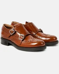 Miu Miu X Church's Monkstrap-Schuhe Double Monk Braun