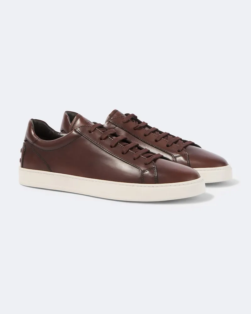TOD'S Sneakers aus Leder Braun