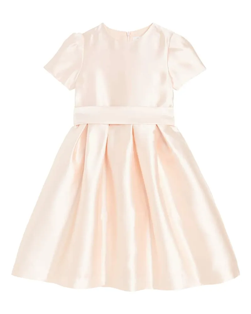 Il Gufo Kleid aus Satin Rosa