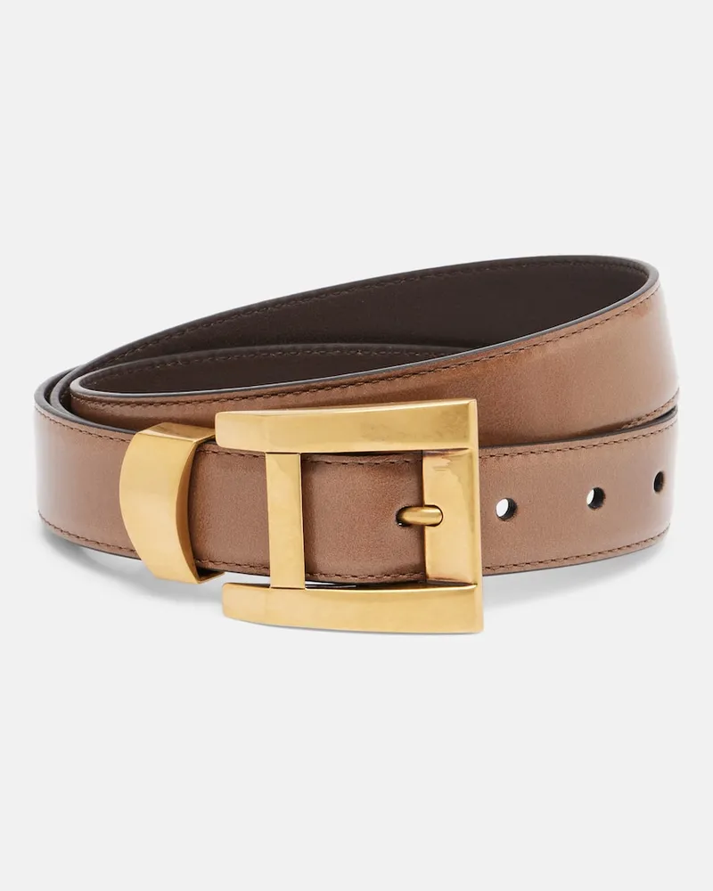 Versace Gürtel aus Leder Braun