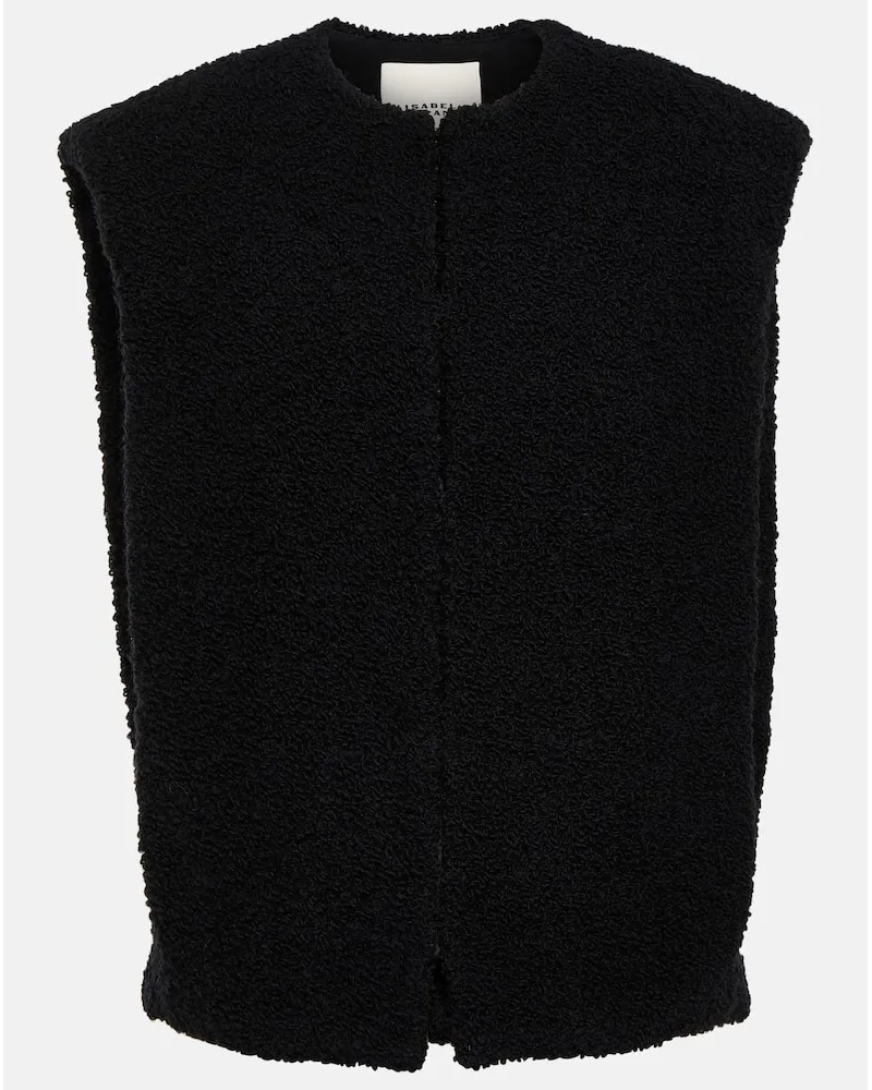 Isabel Marant Weste Gwendalia aus einem Wollgemisch Schwarz