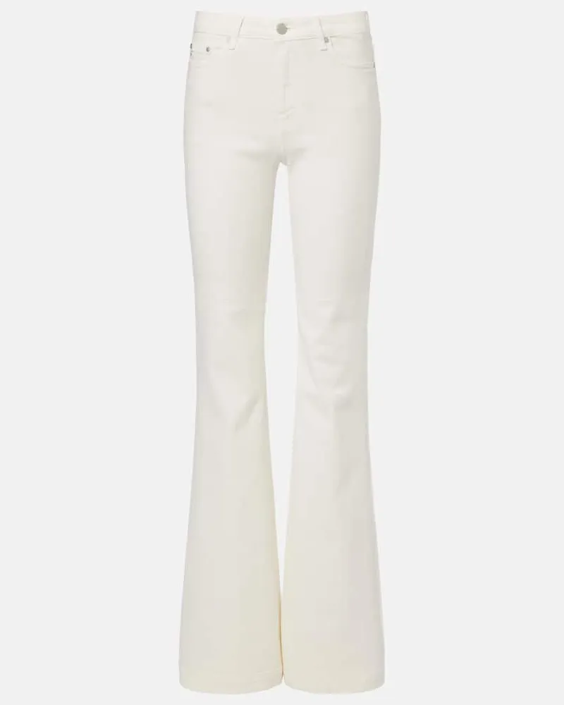 Adriano Goldschmied Flared Jeans Tropea Weiß