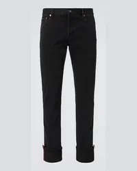 Gucci Skinny Jeans  Web Grau