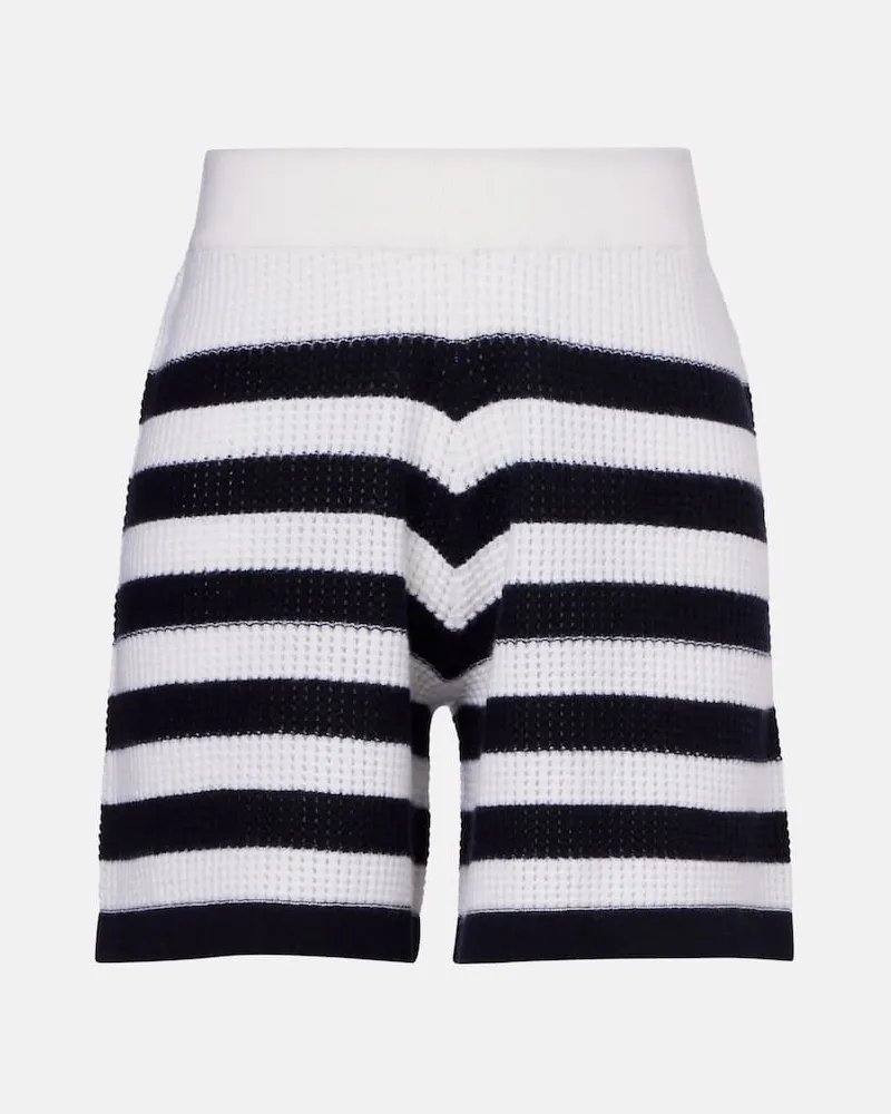 Jardin des Orangers Shorts aus Kaschmir Weiß