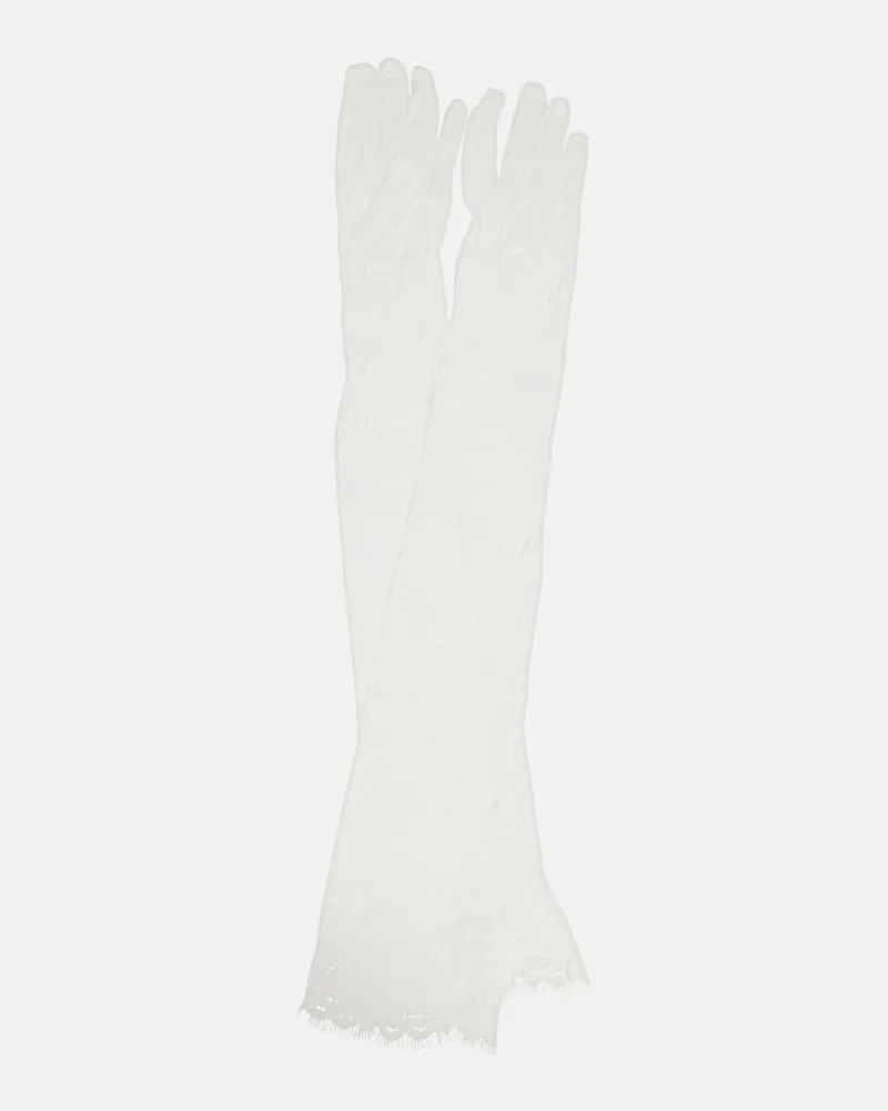 Vivienne Westwood Bridal Handschuhe aus Spitze Weiß