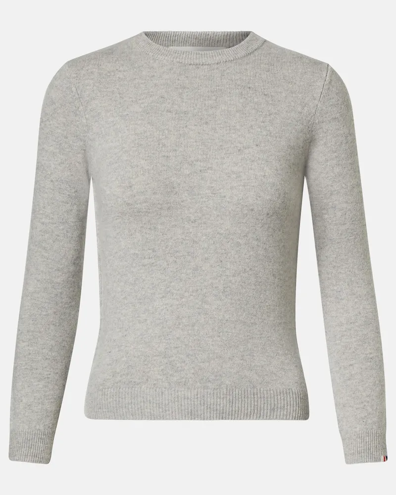 extreme cashmere Pullover N° 98 Kid aus einem Kaschmirgemisch Grau