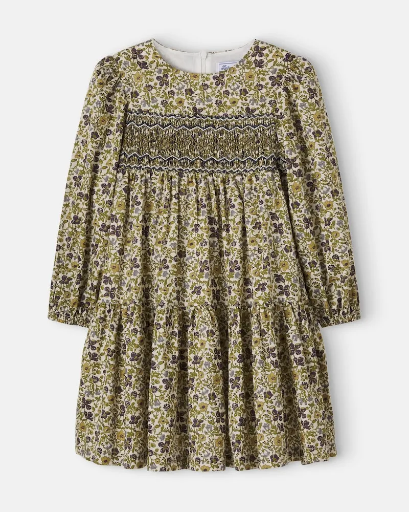 Tartine et Chocolat Kleid aus Baumwolle Grün