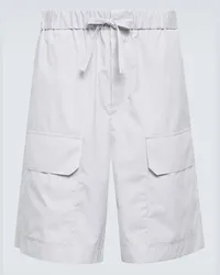 Jil Sander Bermuda-Shorts aus Baumwolle Blau