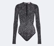 Bodysuit Labirinto aus Tüll