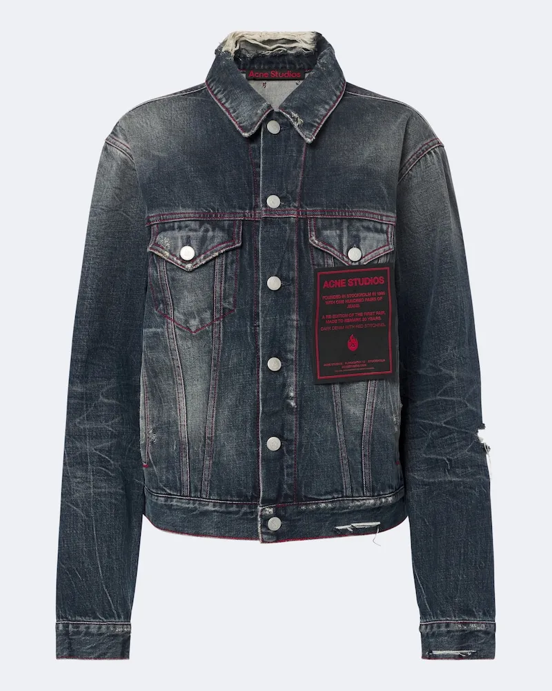 Acne Studios Jeansjacke Re-Edition Blau