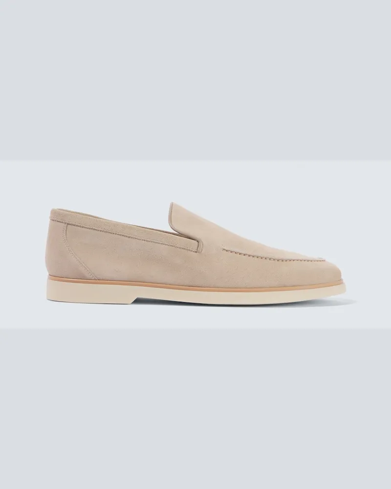Magnanni Slip-Ons Calpe aus Veloursleder Beige