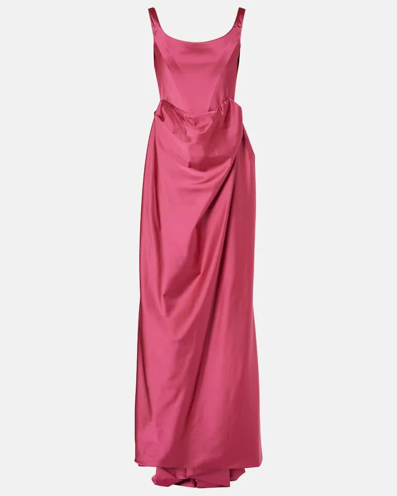Vivienne Westwood Robe aus Crêpe Rosa