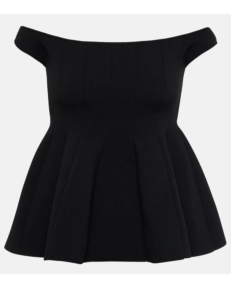 Altuzarra Off-Shoulder-Top Simone Schwarz
